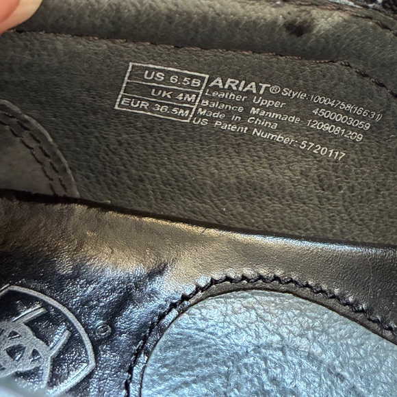 Ariat Sutter Women's Clogs work slip on Fall casual black smooth leather 6.5B - Picture 14 of 14